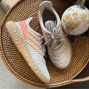 Adidas Sobokov J Light Brown Coral Sneakers Size 6